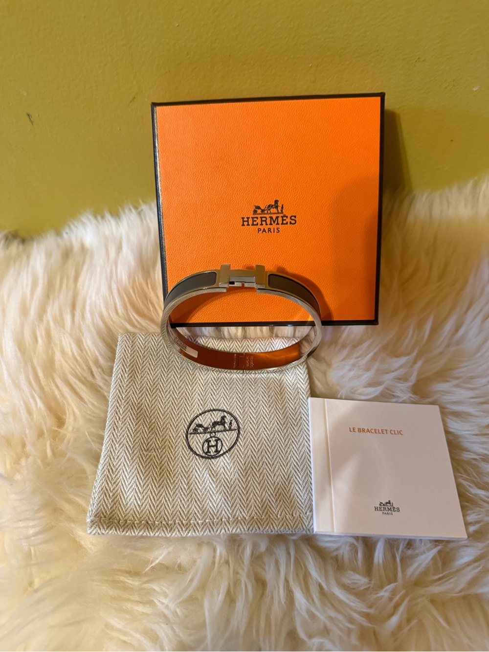 HERMES  Men’s Clic HH BRACELET